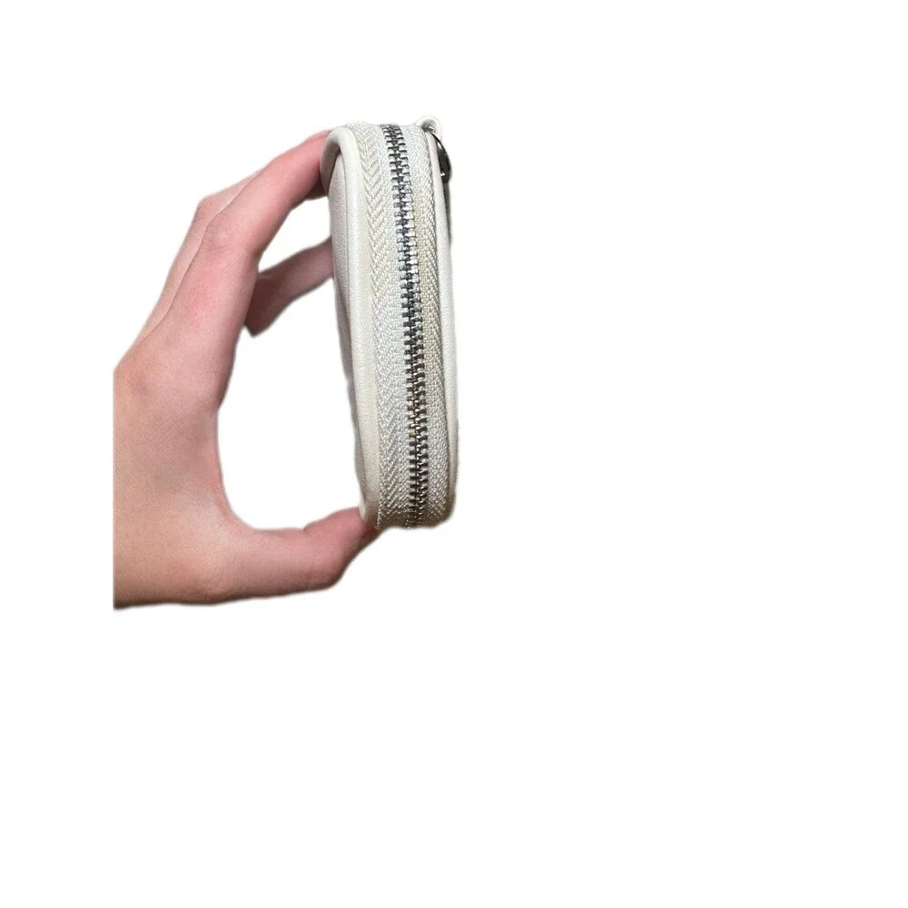 Steve Madden Air Pods‎ Case, Cream Faux Leather